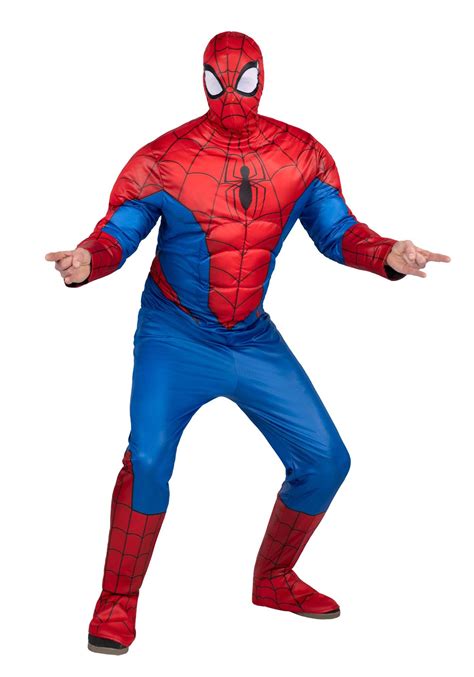 spiderman costume full body|adult spider man outfit.